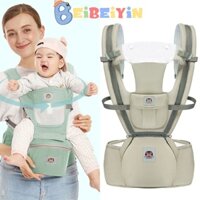 BEIBEIYIN Đai Địu Em Bé Phía Trước Đa Năng Thoáng Khí Phù Hợp Cho Cả Nam Và Nữ