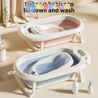 Beibeiyin Đế tắm cho bé Sơ sinh Ngồi và nằm Hỗ trợ hiện vật Chậu tắm cho bé Hỗ trợ giường tắm đa năng Thảm chống trượt