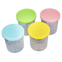[Bek] 4 Bình Bảo Quản Thực Phẩm Cho Bé 701 ‐ 800ml Hộp Bảo Quản Kem Cốc Thay Thế Bảo Quản Kem Cho Trẻ Em