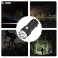 Beking Đèn pin P50 3LED tầm xa 10000LM USB mờ vô cấp chống nước cho du lịch mạo hiểm ngoài trời Đi bộ đường dài Cắm trại khẩn