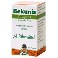 Bekunis Dragees Bisacodyl 5 mg, 45 St