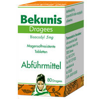 Bekunis Dragees Bisacodyl 5 mg, 80 St