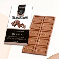 Belcholat 100G Socola Thanh Sữa 35% Cacao Belcholat 100G, Milk Chocolate 35% Cocoa