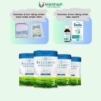 Bellamy Organic A2 sữa công thức số 1, 2, 3, 4 nguyên kem nhập khẩu chính hãng từ Úc