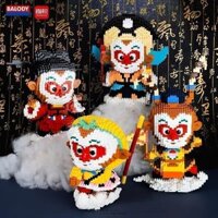 Belle Shang Meiying Lớn Rắc Rối Thiên Đường Kim Cương Hạt Nhỏ Vua Khỉ Vua Belle Di Khối Xây Dựng Giải Phóng Mặt Bằng