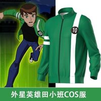 Ben 10 Ben Tennyson Omnitrix trang phục hóa trang Người ngoài hành tinh Tian Xiaoban Phiêu lưu Anime Hàng hóa Quần áo Áo Áo khoác cosplay OMNL