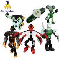 Ben 10 mô hình kim cương, Cannonbolt, Heatblast, chất xám, Khối xây dựng bốn cánh tay Lắp ráp đồ chơi giáo dục quà tặng 797 CÁI gạch Buildmoc