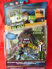Ben 10 Ultimate Alien Comic and Figures Ben and Vilgax V2, 2-pack 4 Inch