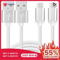 Bền 6ft Cáp Micro USB Nylon Sạc Điện Thoại Đồng Bộ Đạt Cáp Dây Dây Dòng Dữ Liệu