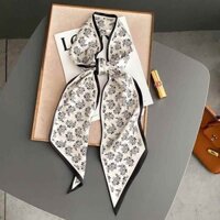 Bền Cổ Điển ~ Hoa Hạt Điều Khăn Dài Nhỏ Khăn Lụa Nữ Xuân Thu Bảo Vệ Cổ Bảo Vệ Cổ Cổ Phù Hợp Với Áo Sơ Mi Mỏng Khăn