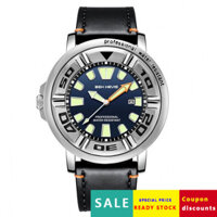 BEN NEVIS Đồng hồ thạch anh nam doanh nhân có sẵn, đồng hồ thể thao chống nước, đồng hồ thời trang phát sáng cho nam 5SBT