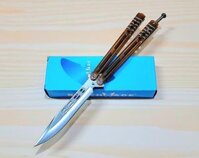 Benchmade Trinity Wing Single Edge Balisong Knife (SV-BZ)