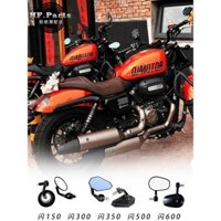 Benda Jinjira 300cm300CM500 Gương Chiếu Hậu Xuống Xe Máy Gương Chiếu Hậu Sửa Đổi Phản Quang Thích Hợp Cho Xe Honda Rebels 300 500 Greystone 300 Money River Flash 300 Flash 250