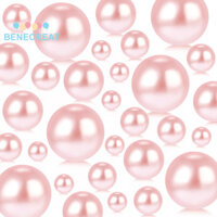 Benecreat 1 Bộ PH 150 Chiếc Bình Hoa Chất Làm Đầy Hạt Hồng Nổi s Không Lỗ Giả Hạt Nến Nước Hạt Trung Tâm Hạt Để Trang Điểm Bàn Chải Lễ Tình Nhân Giáng Sinh Đám Cưới Bàn Tại Nhà