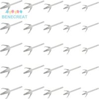 Benecreat 1 Hộp 100 Chiếc 5 Kiểu Thép Không Gỉ 304 Bông Tai Phát Hiện Màu Thép Không Gỉ 20 Cái / Phong Cách