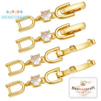 Benecreat 1 Hộp 6 Cái Dây Xích Mở Rộng Bằng Đồng Với Vòng Cổ Cubic ia & Vòng Tay Mở Rộng Phụ Kiện Vàng 35x6mm