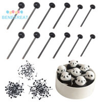 Benecreat 1 Hộp Đen Thủ Công Mắt 300 Chiếc 2 Mm 3 Mm 4 Mm Nhựa Mắt Kim Nỉ Mắt Gấu Thú Nhồi Bông Mắt Cho Amigurumi Con Rối Sang Trọng Động Vật Decoys May Đất Sét Nhân Vật Làm