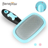 Benepaw 360 Xoay Slicker Thú Cưng Lược Cho Chó Mèo Sạch Sẽ Thoải Mái Chó Con Massage Bàn Chải Tóc Dụng Cụ Chải Lông Tay Cầm Chống Trơn Trượt