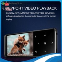 BENJIE M6 Bluetooth 5.0 Lossless MP3 Player HiFi Portable Audio Player with FM Radio E-Book Voice [Queen Mobile]