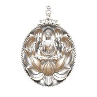 Benming Phật 999 Sterling Bạc Mạ Vàng Mặt Dây Chuyền Ngày Lớn Tathagata Mười Hai Con Cừu Nhỏ Khỉ Người Bảo Vệ Thần Phật Tượng Vòng Cổ Nam20250325