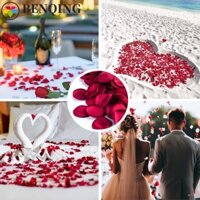 Benqing 200 Cái / bộ Cánh Hoa Hồng Cho Đám Cưới Organza Đề Nghị Tinh Tế