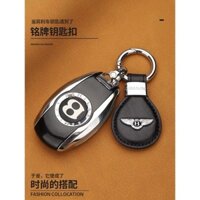 Bentley Móc Khóa Bay Chi / Tim Yue / PHEV Phong Cách Mới Mushang / Mainland GT Da Thật Chính Hãng Cao Cấp Vỏ Chìa Khóa Xe Ô Tô Đặc Biệt Móc Khóa