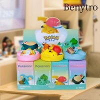Benutro Nhân Vật Hành Động, Eevee Komala Trang Trí, Kawaii Pikachu Bulbasaur Snorlax PVC Mẫu Trẻ Em