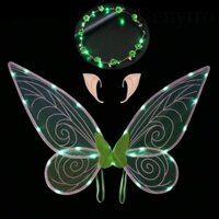 Benytro 1 Bộ Cánh Bướm Cosplay Đạo Cụ Quà Tặng Trang Phục Phụ Kiện Công Chúa Thiên Thần Đảng Ủng Hộ Halloween Với Tinh Tai