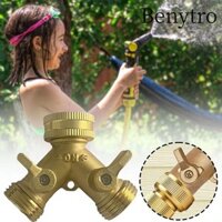 Benytro 1 Cái Bộ chuyển đổi vòi tưới vườn, Bộ chuyển đổi tưới nhỏ giọt Bộ chia ống 2 chiều, Bộ nối ống tưới nước 3 / 4 Inch Y bền bỉ cho vòi ngoài trời