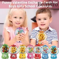 Benytro 36 Gói Thiệp Valentines Cho Trẻ Em, Quà Tặng DIY Trao Đổi Bong Bóng Máy Kẹo Cao Su, Có Túi Tròn Thẻ Ngày Lễ Tình Nhân Lớp Học