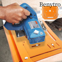 Benytro Đĩa hướng dẫn cưa BENYTRO, có thể điều chỉnh 90° Tấm đế cưa tròn cắt phẳng, không cần đục lỗ 45° Máy cắt chéo Tấm đế Hướng dẫn tấm đáy đường ray