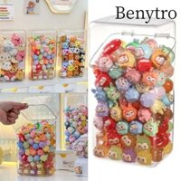 Benytro Hộp trưng bày Acrylic, Hộp lưu trữ hộp dễ sử dụng bền bỉ, Bảo quản gia đình Hộp đựng búp bê chống bụi trong suốt Nhà bếp