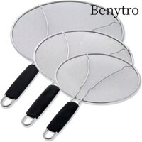 Benytro Splash Cover, Màn hình mạ dầu mỡ bằng thép không gỉ chiên, Dụng cụ nhà bếp Dầu bảo vệ chống văng