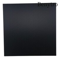 Benytro Tấm sợi Carbon, Tấm bảng màu đen 300 x 300 x 2mm, Mẫu RC dải phẳng bằng Carbon Twill