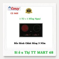 Bếp 1 Từ + 1 Hồng Ngoại Inverter CANZY CZ06H