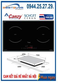 Bếp 2 Từ Canzy CZ-TL67A - MADE IN THAILAN MỚI 2023