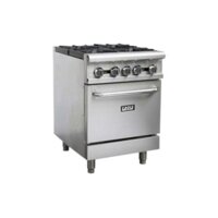 BẾP ÂU 4 HỌNG CÓ LÒ NƯỚNG  DÙNG GAS EAGLE GR4BO