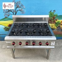 Bếp âu 6 họng, bếp gas công nghiệp cho nhà hàng, quán ăn