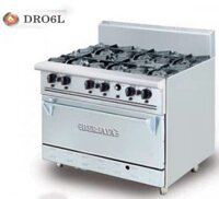 Bếp âu 6 họng có lò nướng BERJAYA DRO 6L - Hàng chính hãng