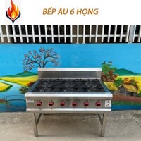 Bếp Âu,bếp âu 6 họng,bếp âu công nghiệp