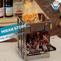 Bếp Camping Nướng Than ,Củi Ngoài Trời , Đi Dã Ngoại , Du lịch phượt , Cắm trại Gấp Siêu Gọn