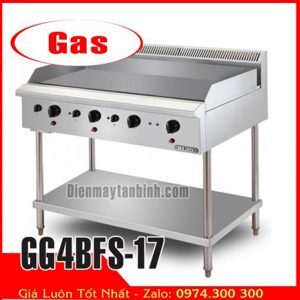 Bếp chiên bề mặt dùng gas có chân đứng GG4BFS-17
