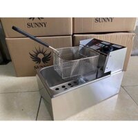 Bếp chiên dầu đa năng đơn 6l (1 ngăn) bếp chiên dầu suny tiện lợi, bếp chiên điện