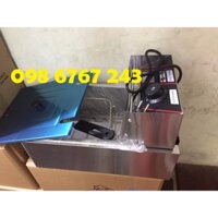 Bếp chiên khoai tây, chiên thịt viên, chiên cá