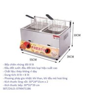 Bếp Chiên Nhúng Bằng Gas-16 lít kích cỡ lớn bảo hành 1 năm-tặng kèm phụ kiện