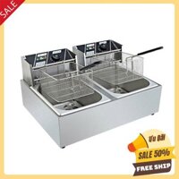 Bếp chiên nhúng , bếp chiên nhúng điện đôi 12L