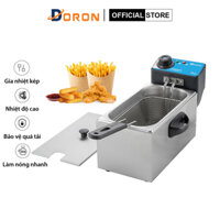 Bếp chiên nhúng điện, bếp chiên 4l DORON 2000W gia nhiệt nhanh, chống quá nhiệt, quá tải