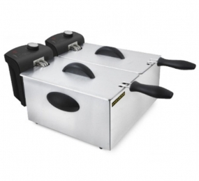 Bếp chiên nhúng điện Berjaya 2 vùng nấu BJY-EDDF35-A