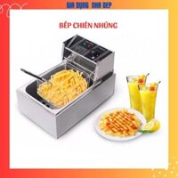 Bếp Chiên Nhúng Điện Cao Cấp Siêu Bền, Chiên Gà, Khoai, Bếp Chiên Công Nghiệp