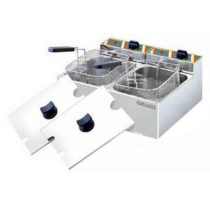 Bếp chiên nhúng điện đôi Berjaya DF23D